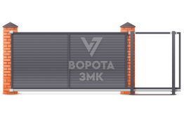 Откатные ворота 3000×2000 ЗМК-9642