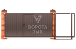 Ворота раздвижные Doorhan 2000×3000 откатные ЗМК-6916