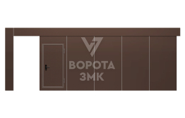 Ворота промышленные раздвижные 4500×5000 ЗМК-4929